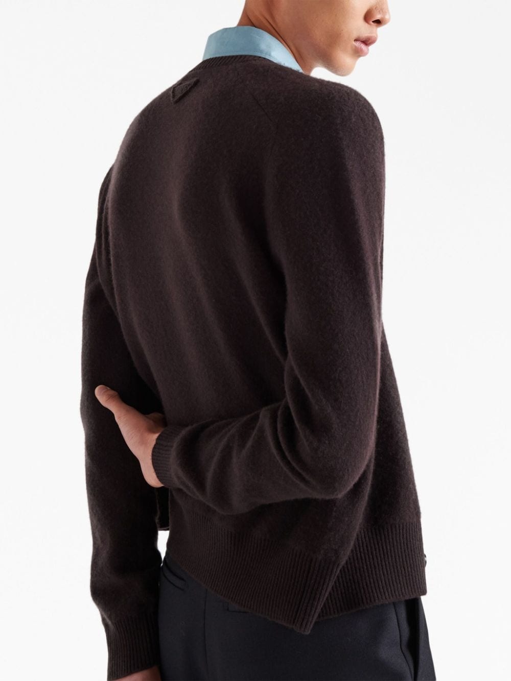 layered cashmere cardigan - 4