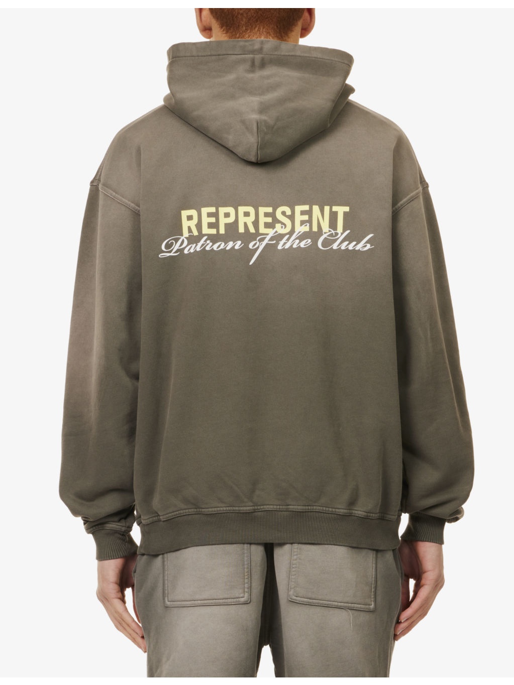 Patron Of The Club brand-print relaxed-fit cotton-jersey hoody - 4