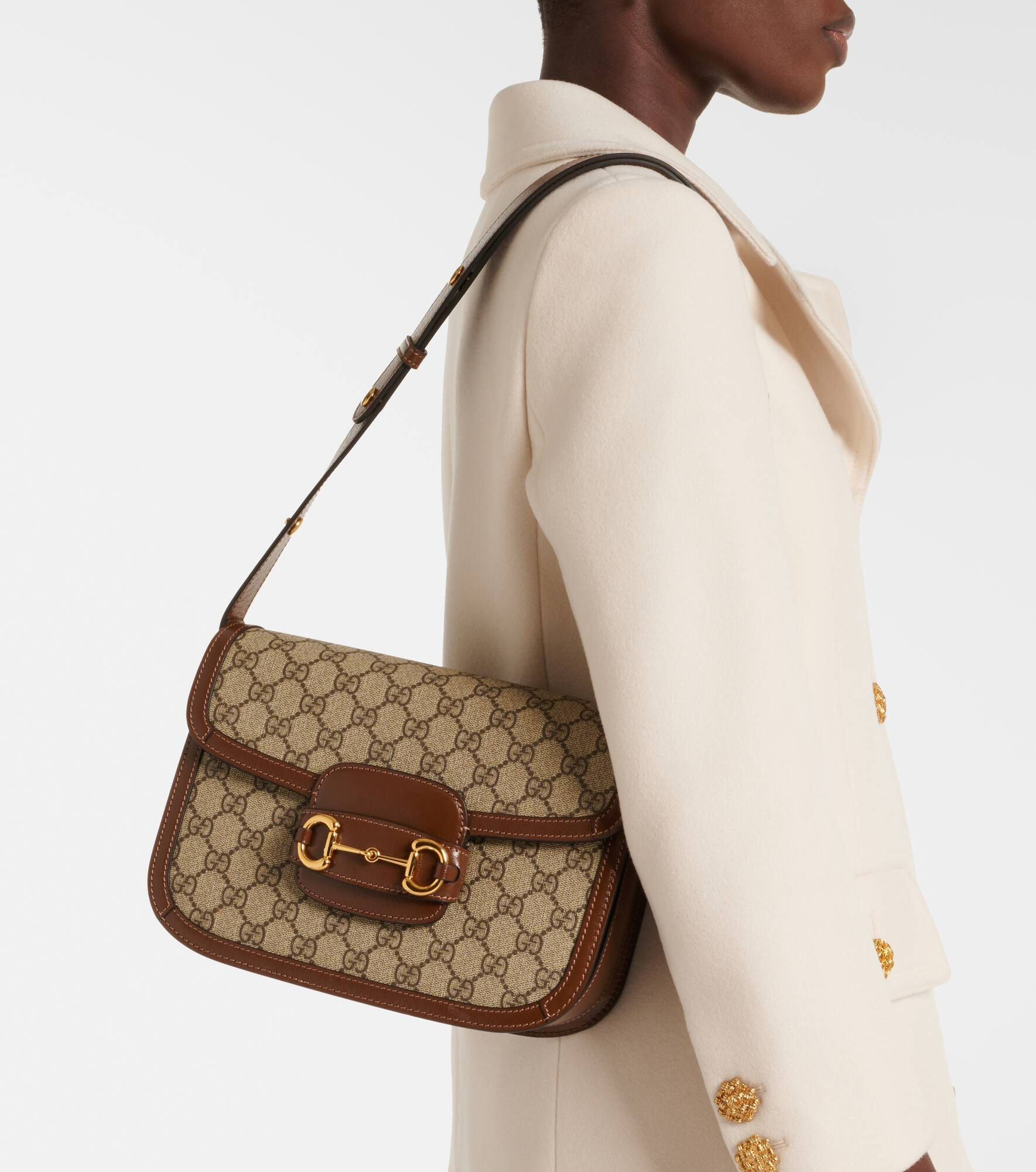 Gucci Horsebit 1955 GG shoulder bag - 2