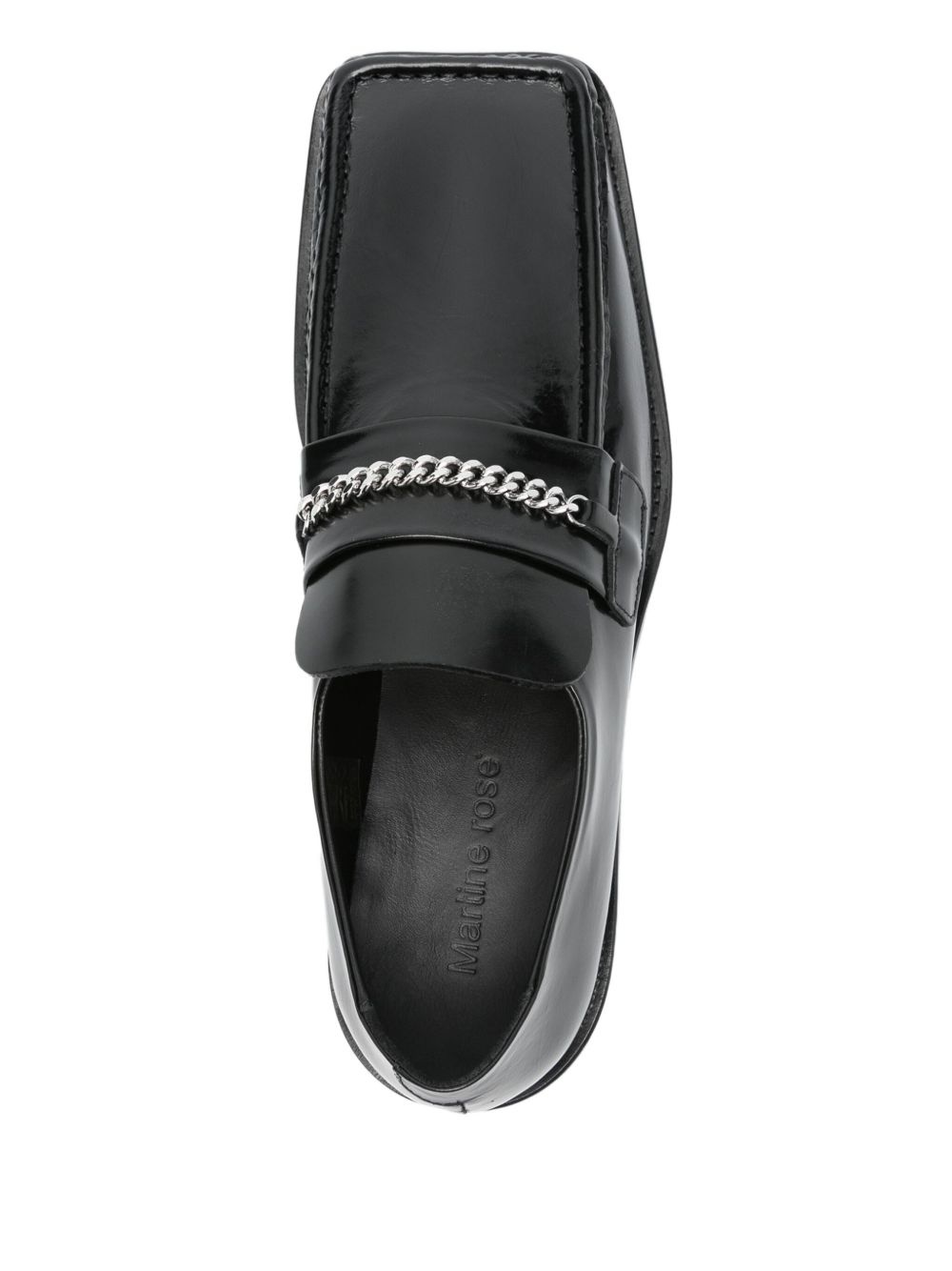 square-toe loafers - 4