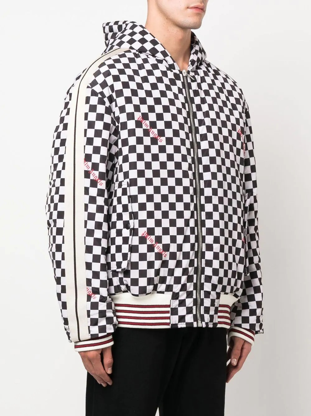 zip-up hooded jacket - 3