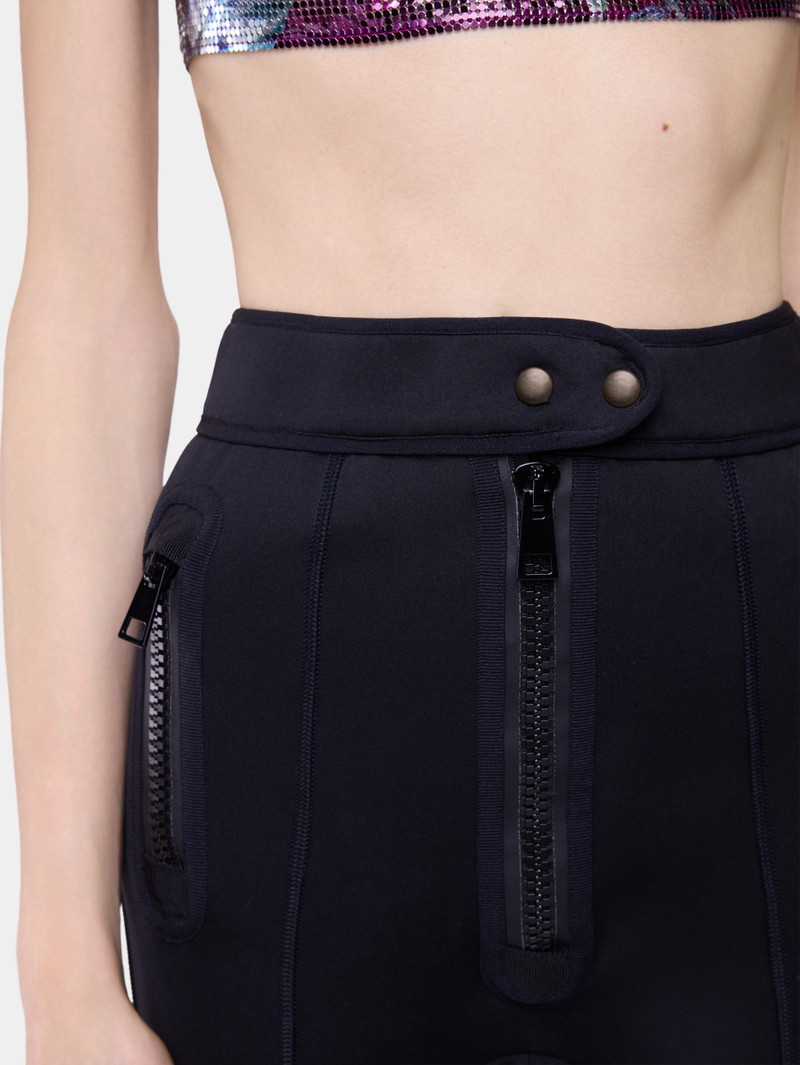 CAPRI PANT IN BLACK NEOPRENE 5