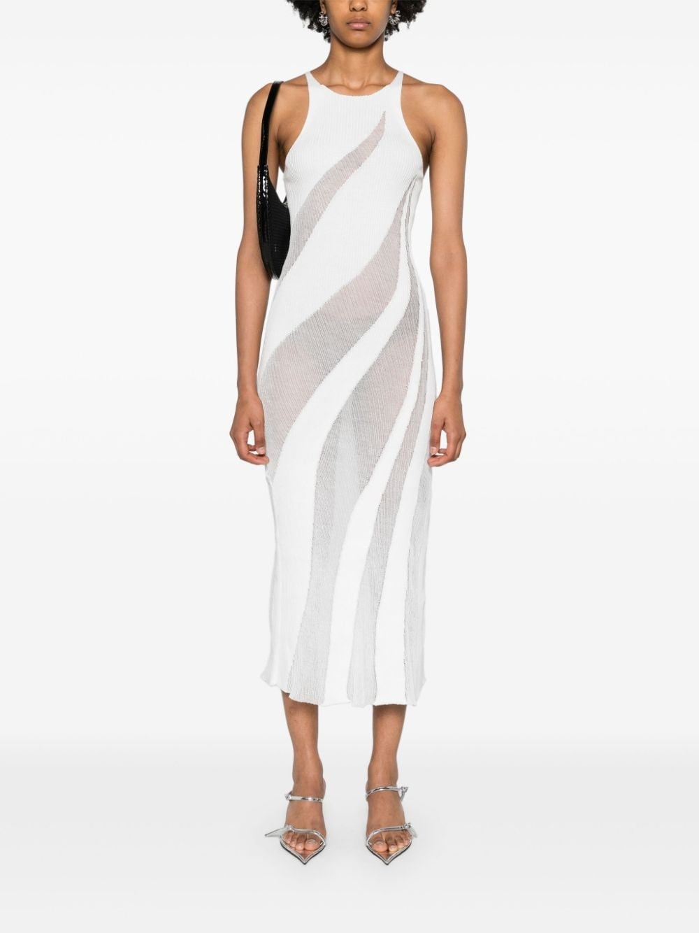Walking sheer-panels maxi dress - 2