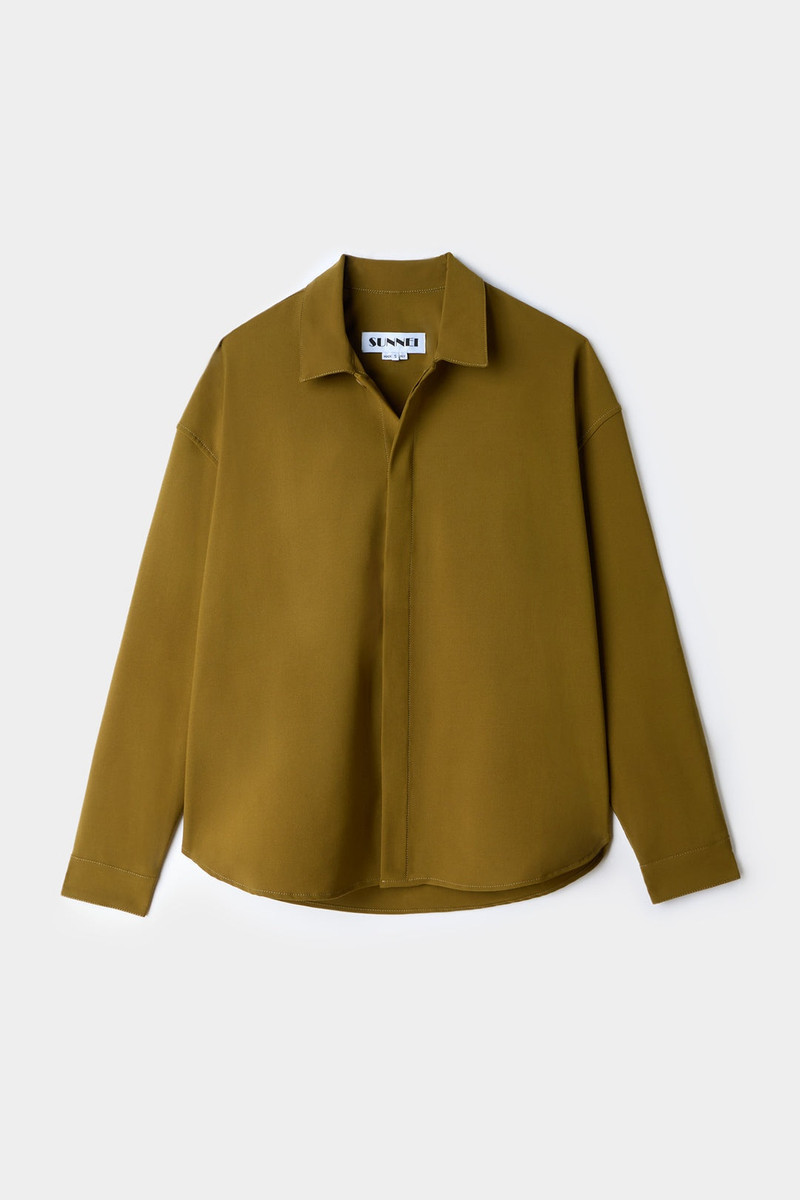 SUNNEI OVER SHIRT / olive green outlook