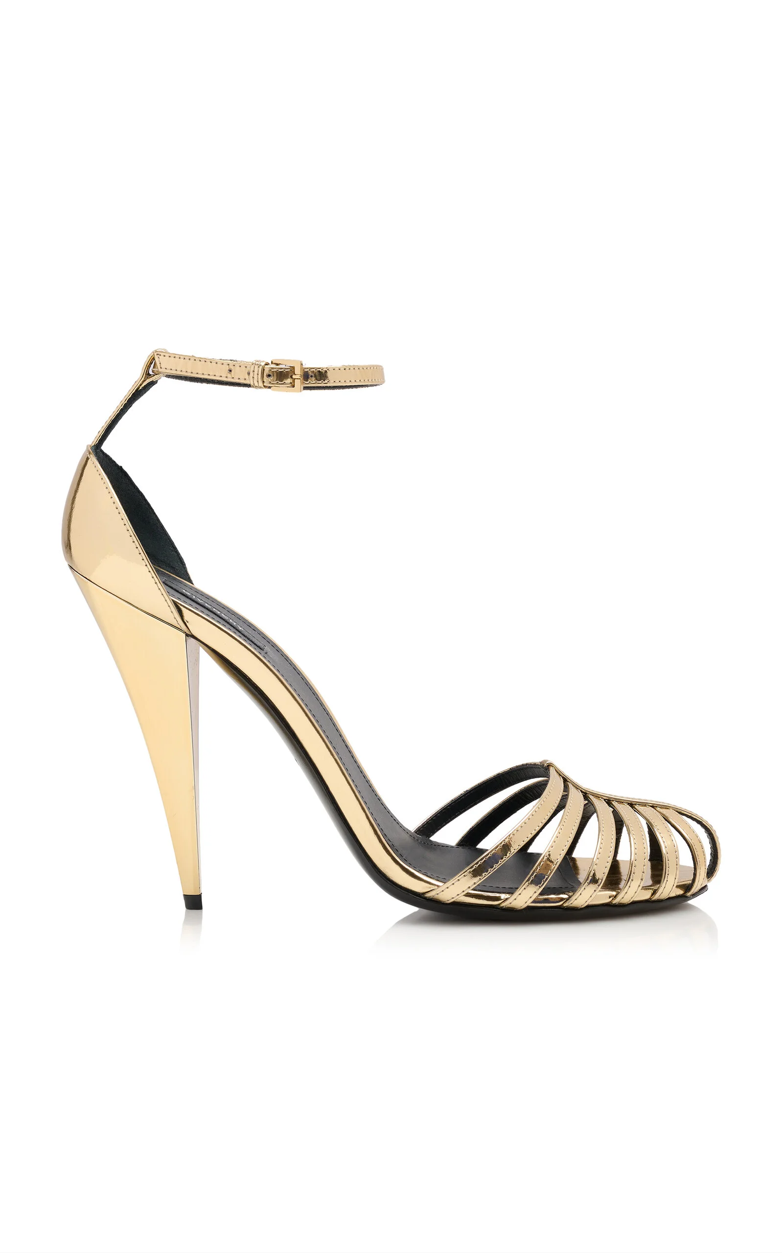 Metallic Strappy Sandals gold - 1