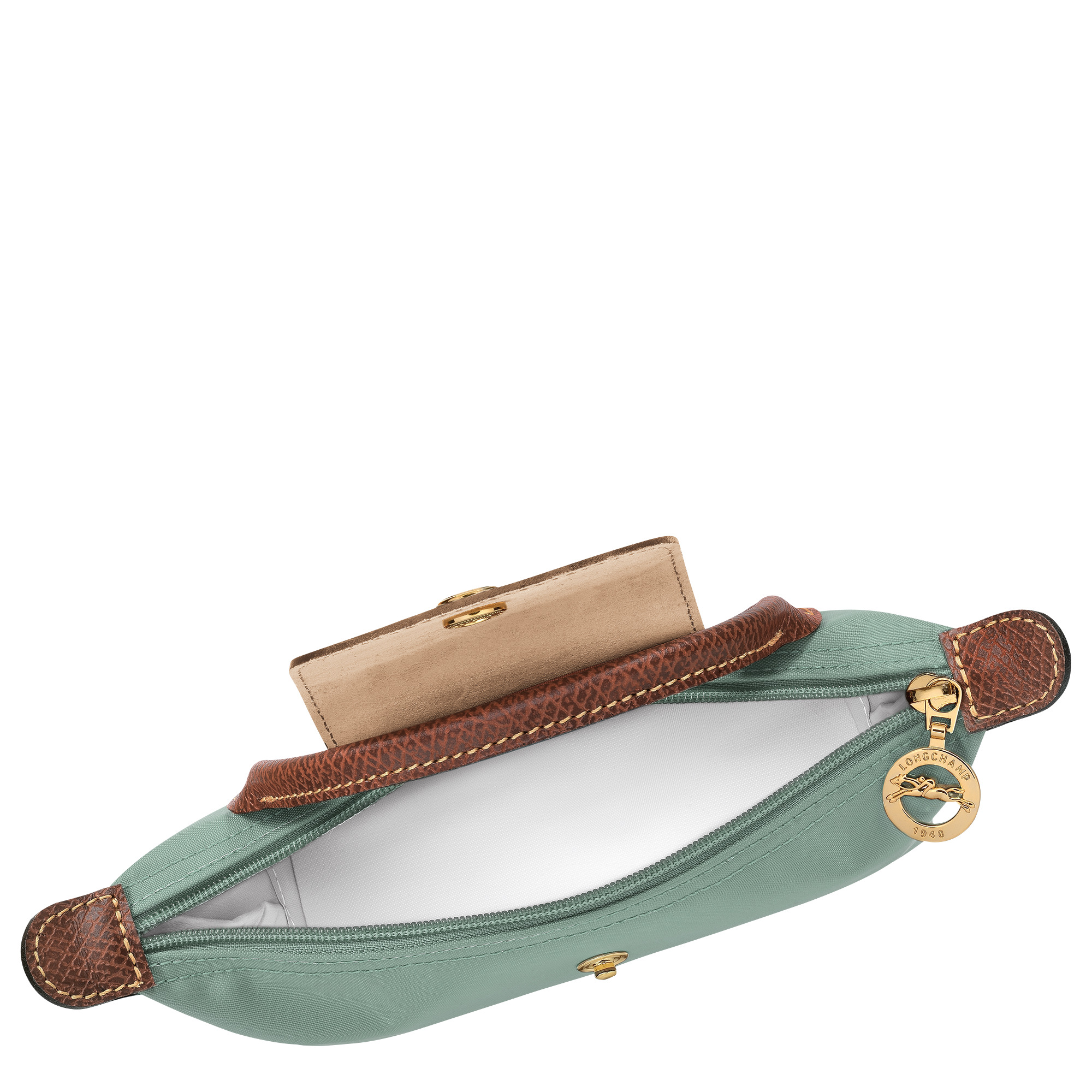 Le Pliage Original Pouch with handle Celadon - Recycled canvas - 5