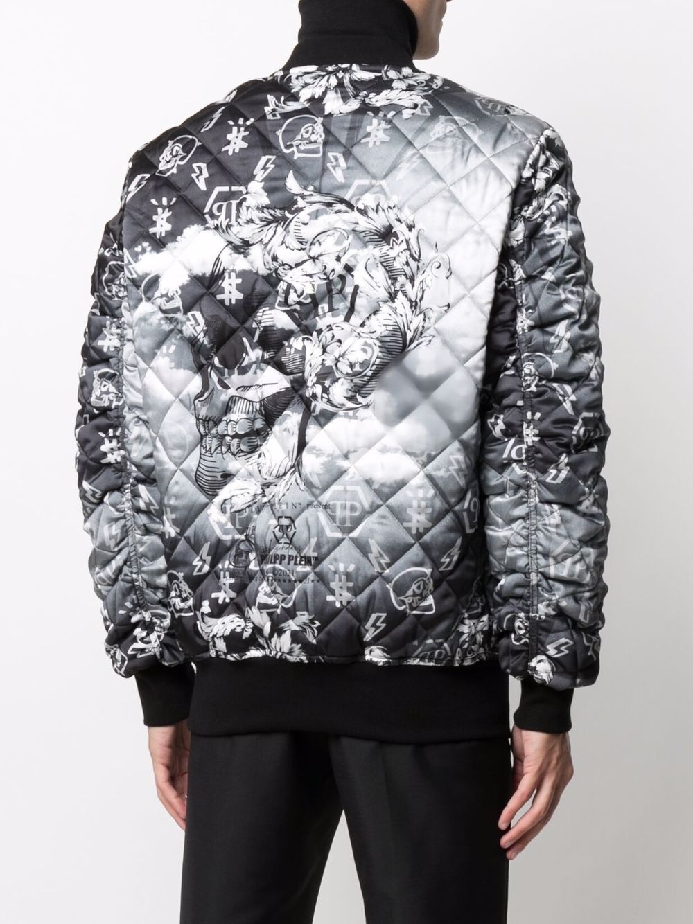 New Baroque quilted bomber jacket - 4