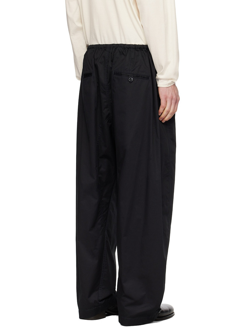 Black Twisted Over Trousers 3