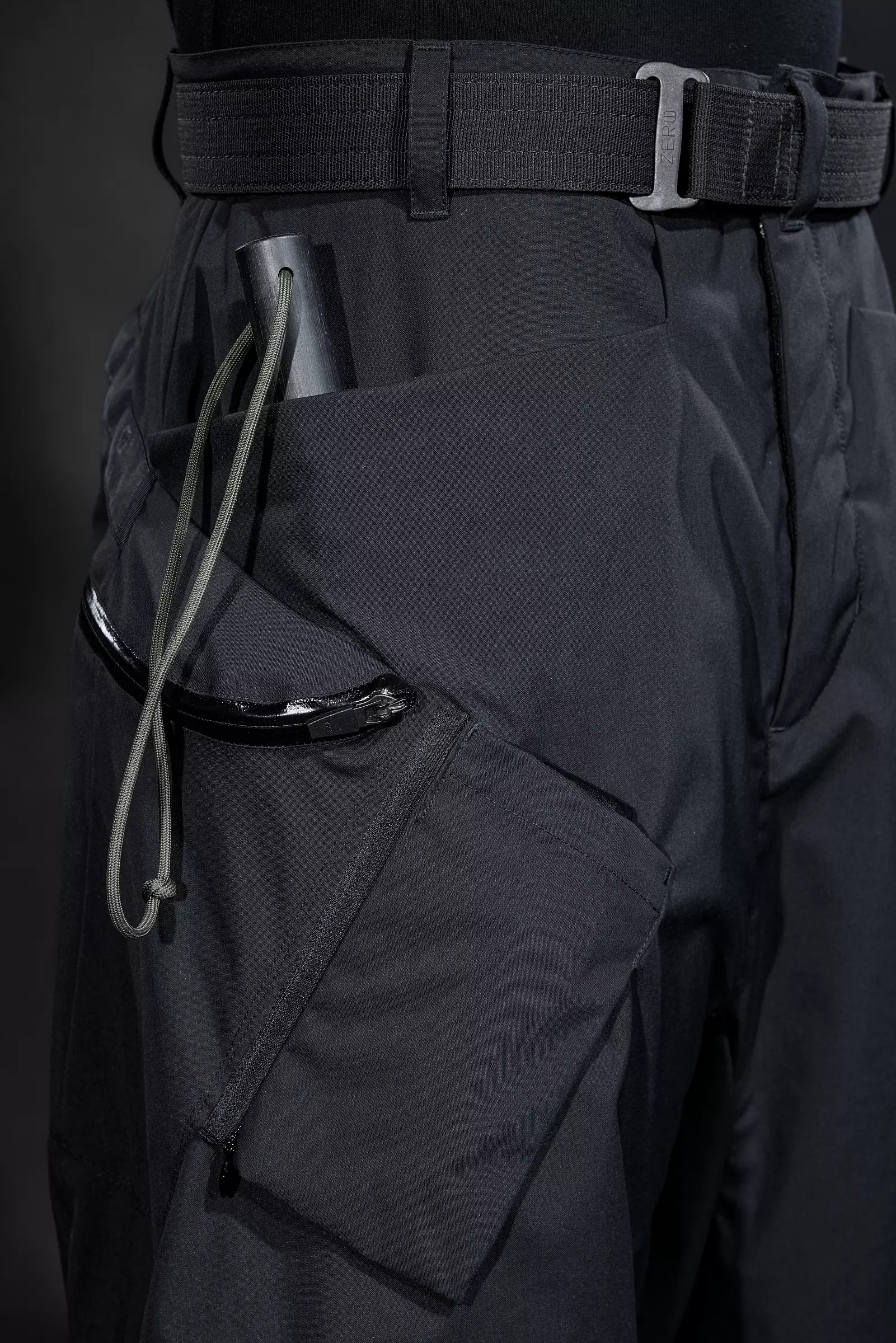 パンツ ACRONYM P59-E ACRONYM P59-E Encapsulated Nylon Cargo Pant Black | acronym