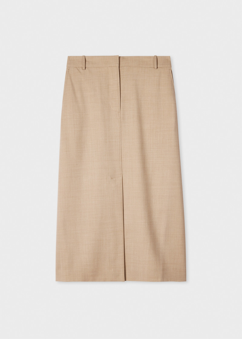 여행에 한 벌 - Women's Stone Wool Waistcoat & Tailored 스커트 5