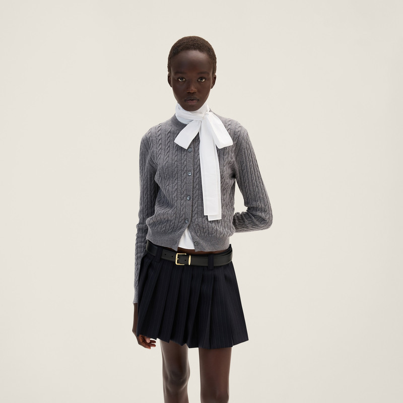 Miu Miu Cashmere knit cardigan outlook