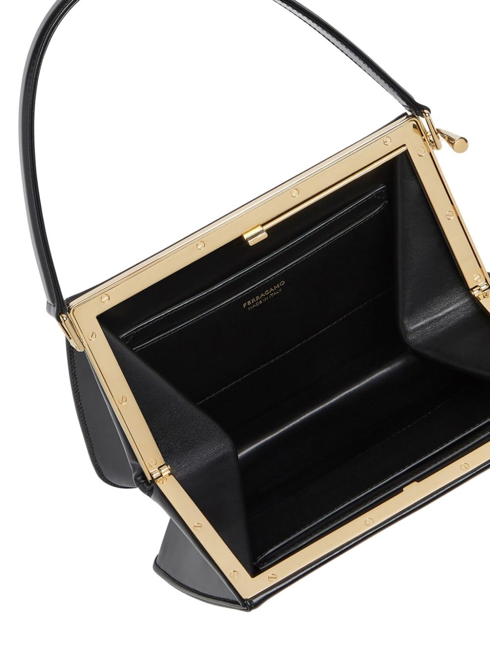 Semi-rigid leather bag - 4