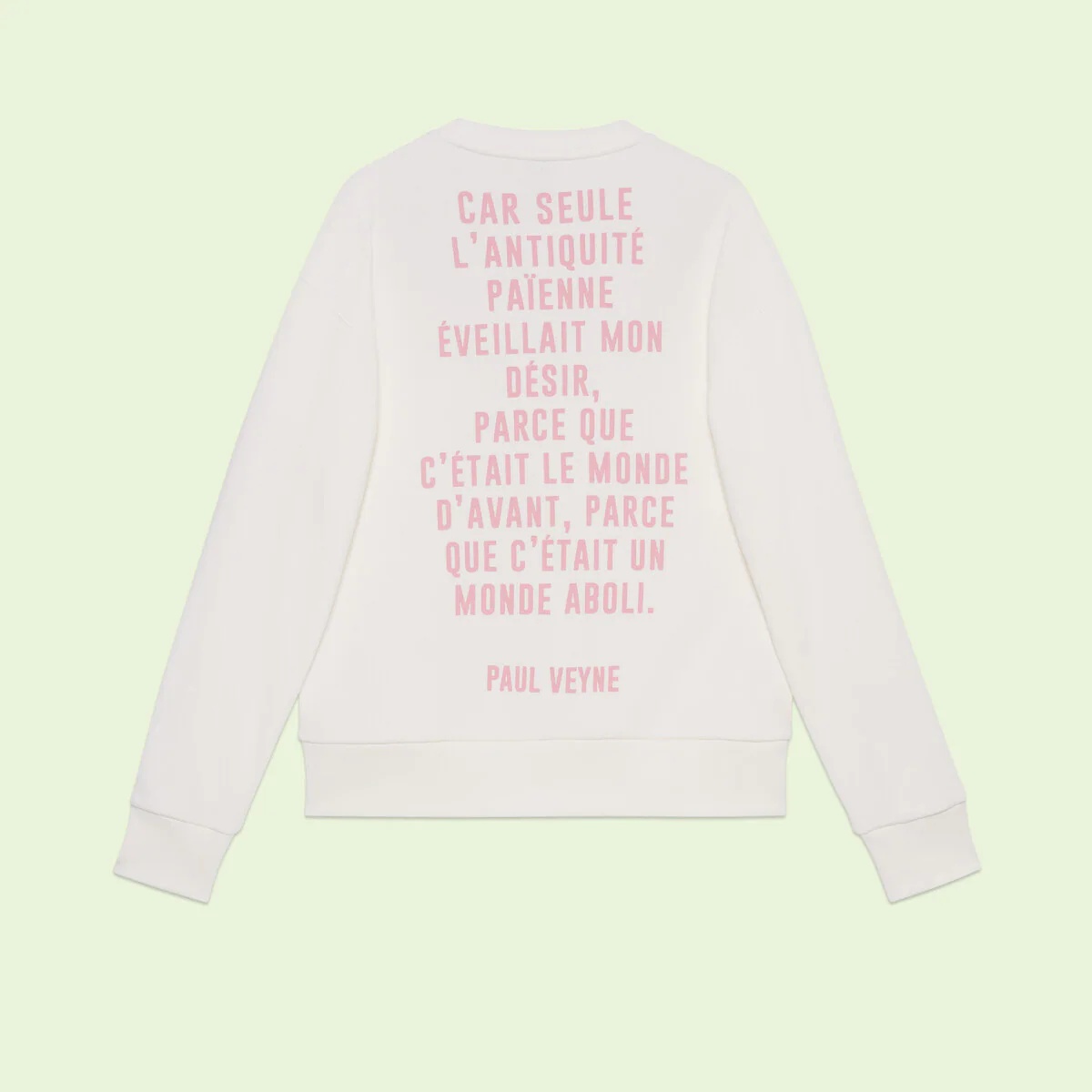 'Gucci Jean Harlow' cotton sweatshirt - 9