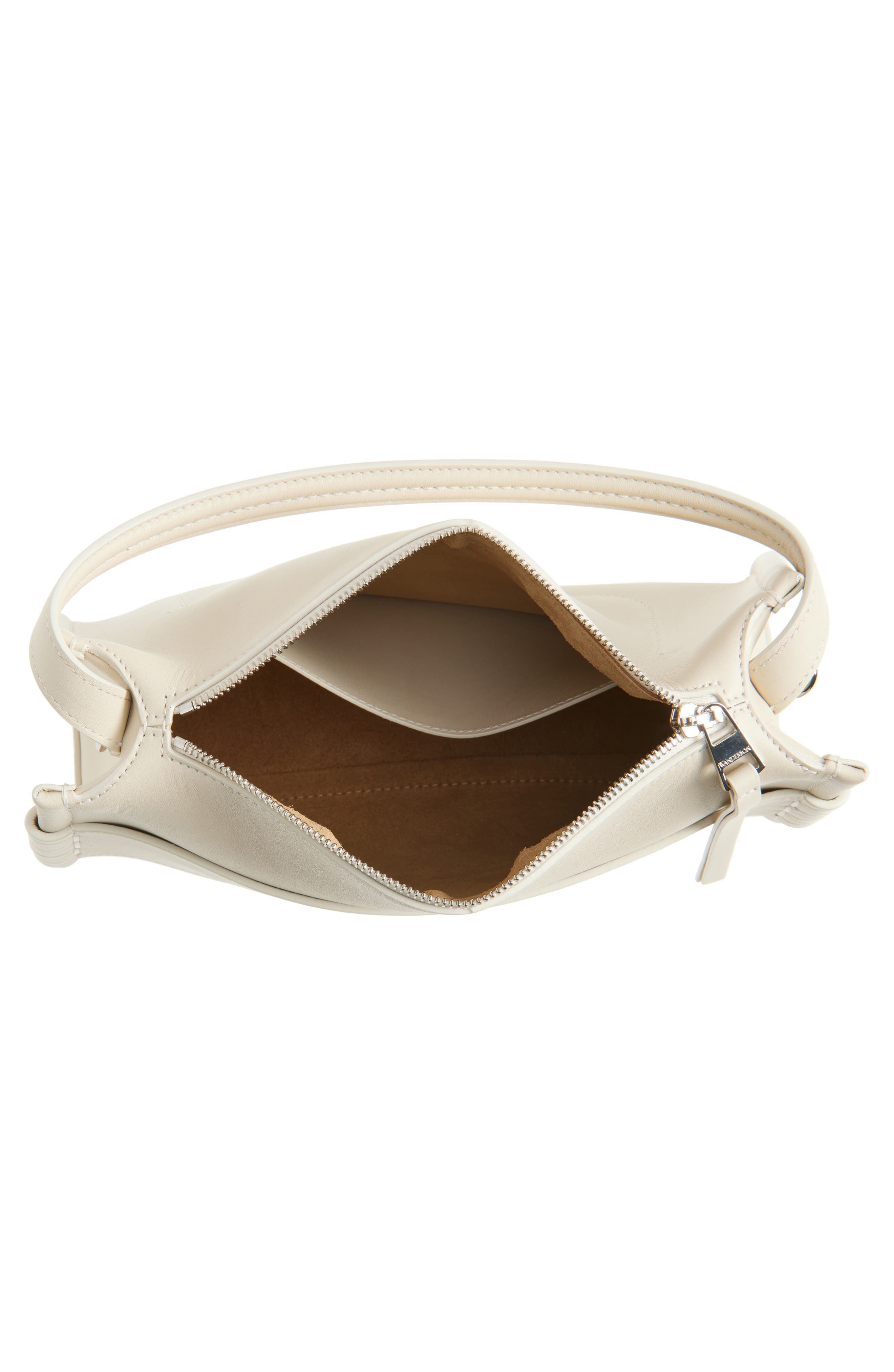 JW Anderson Loafer Leather Top Handle Bag in Off White 002 at Nordstrom - 5