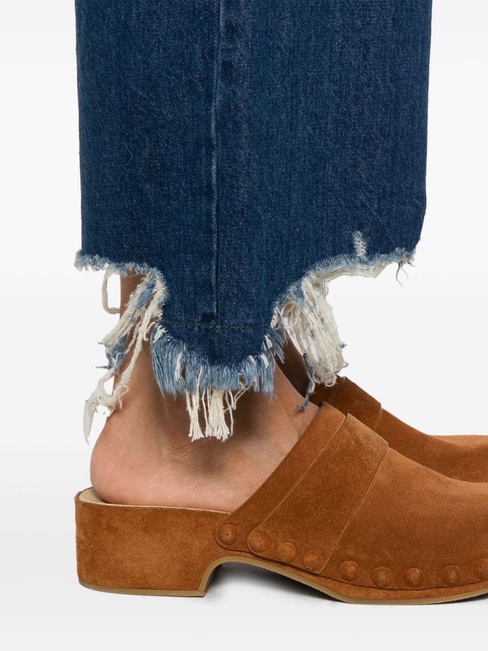 cropped wide-leg jeans - 5