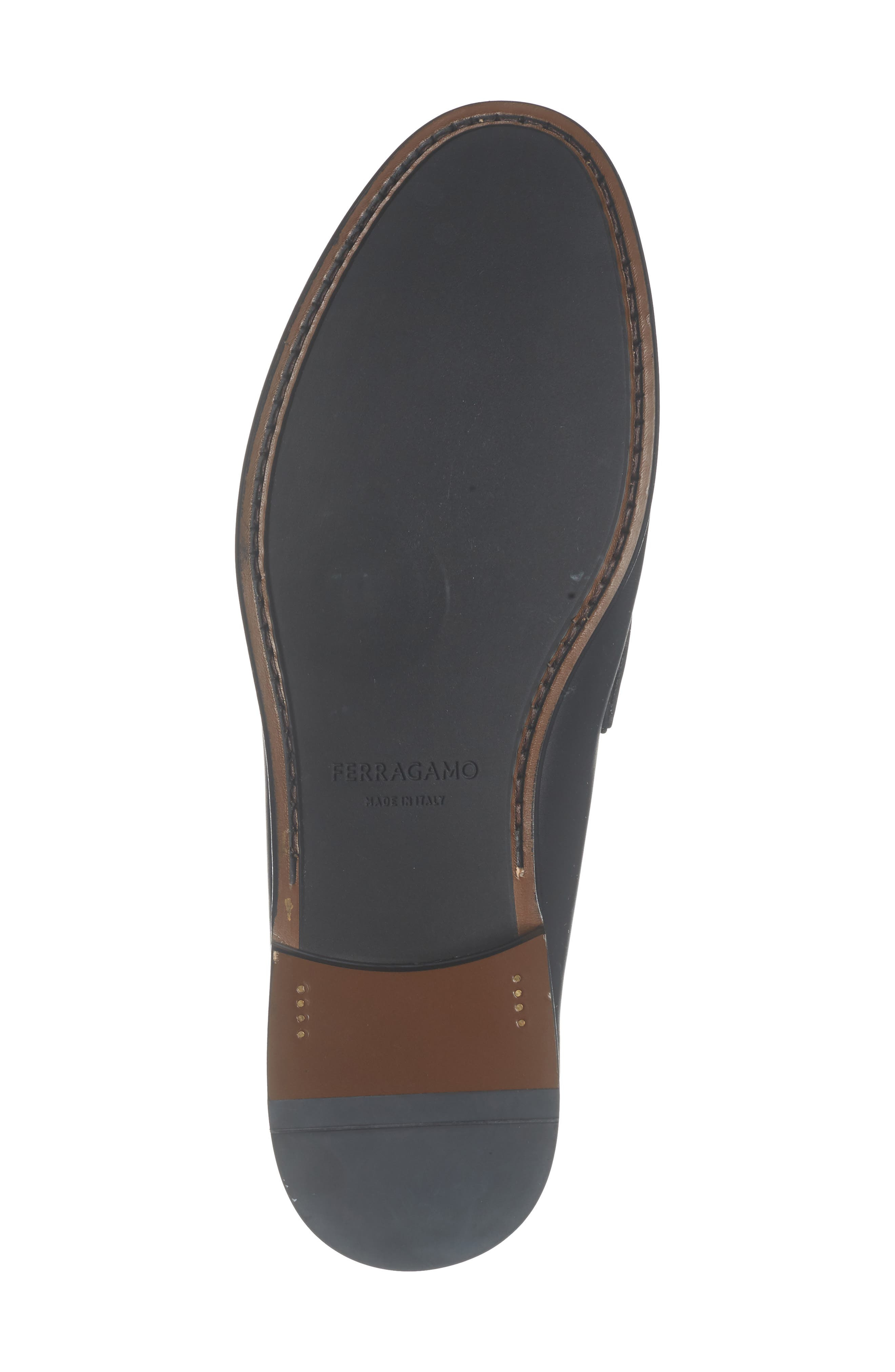 FERRAGAMO Avril Double Gancio Bit Loafer in Nero at Nordstrom - 6