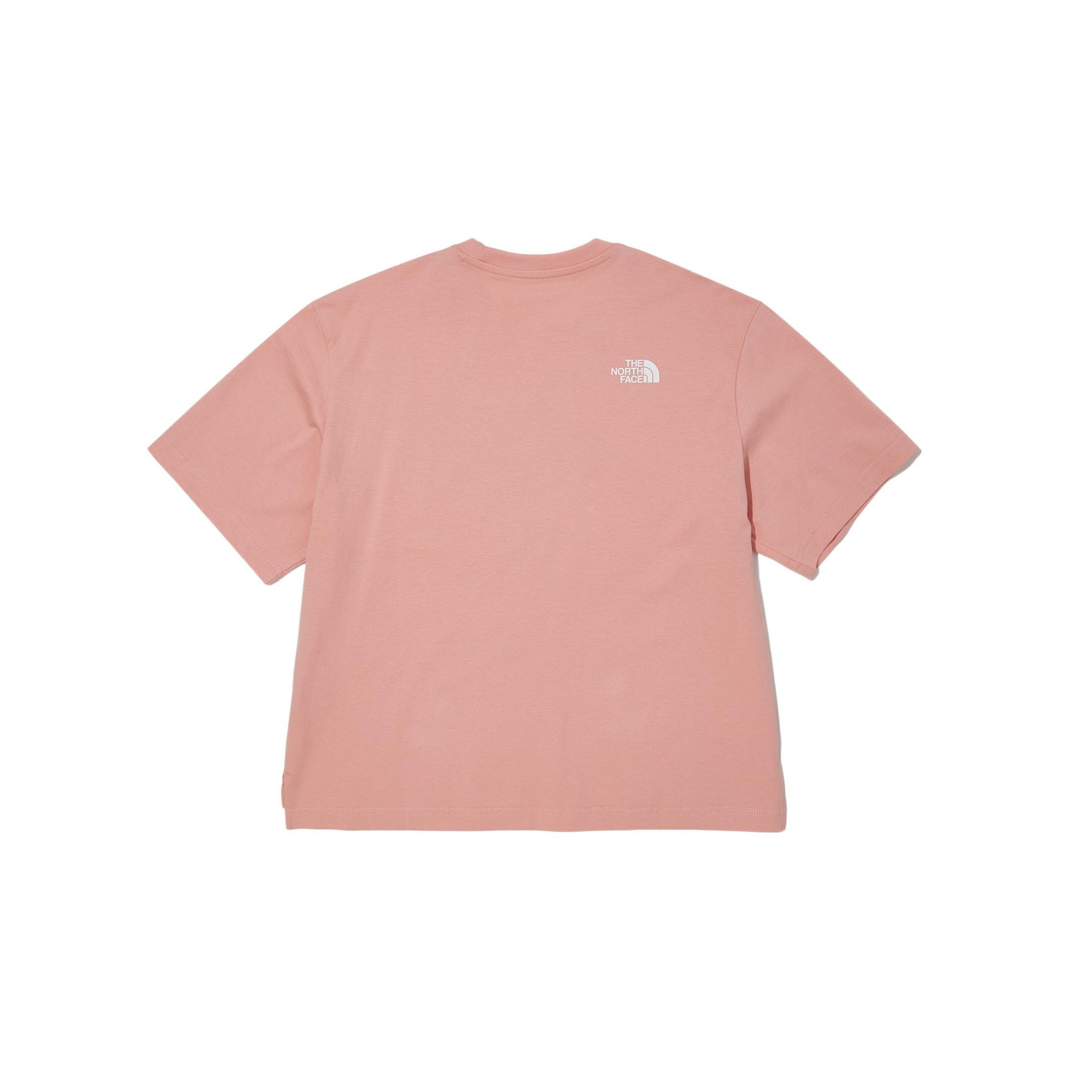(WMNS) THE NORTH FACE Short T-shirt 'Pink' NT7UN34D - 3
