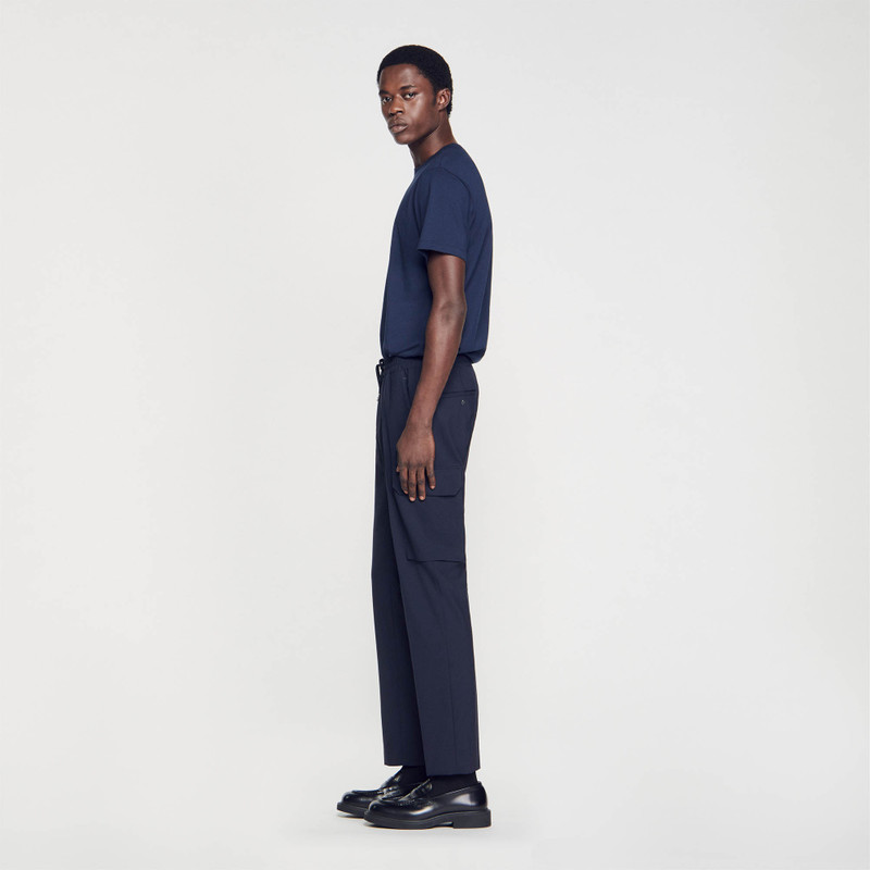 Elasticated cargo trousers 7