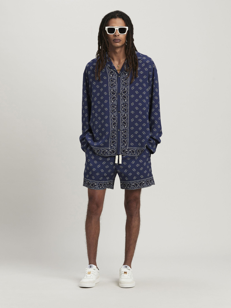 Palm Angels Paisley Shorts outlook