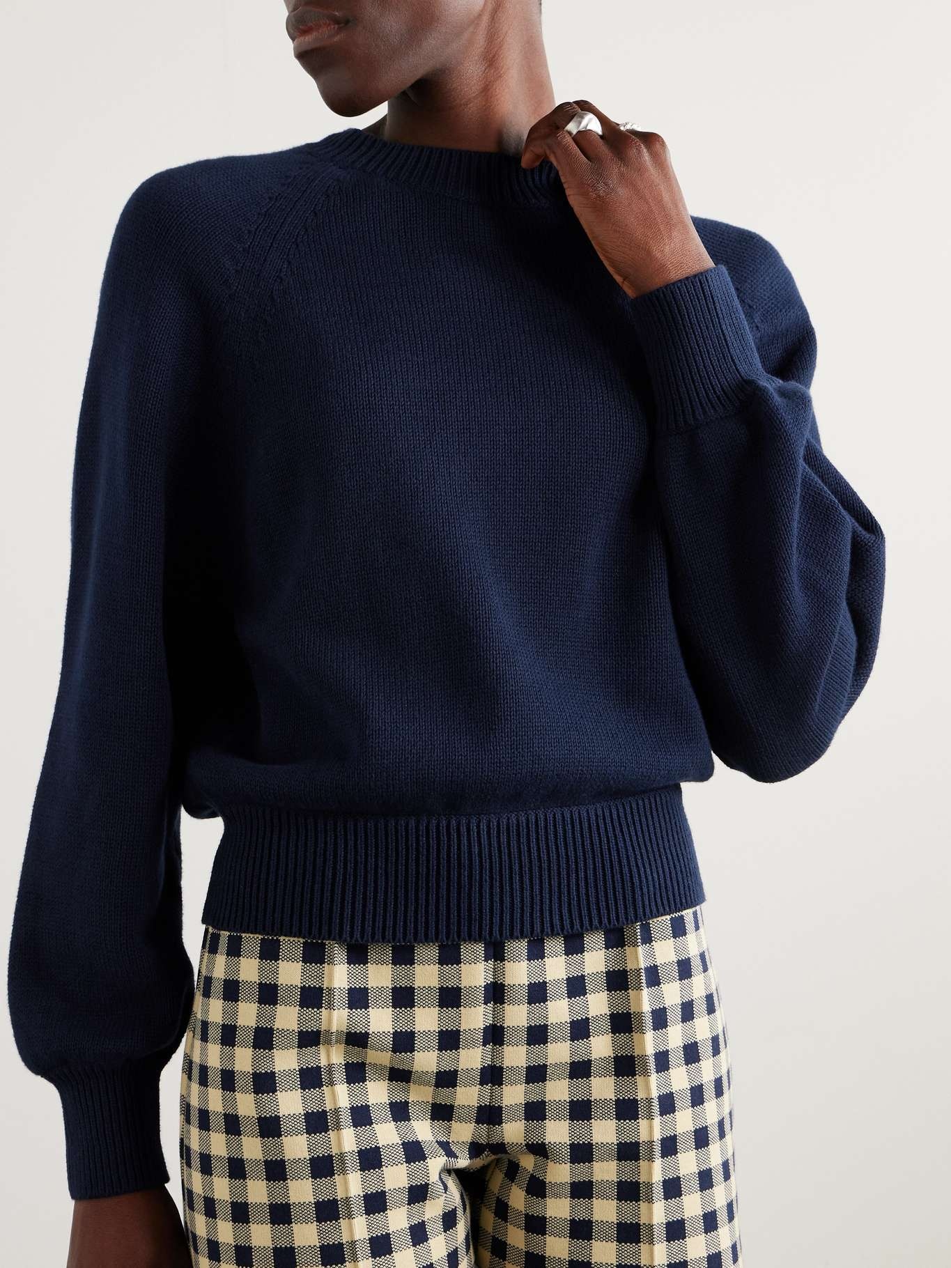 Cotton-blend sweater - 3
