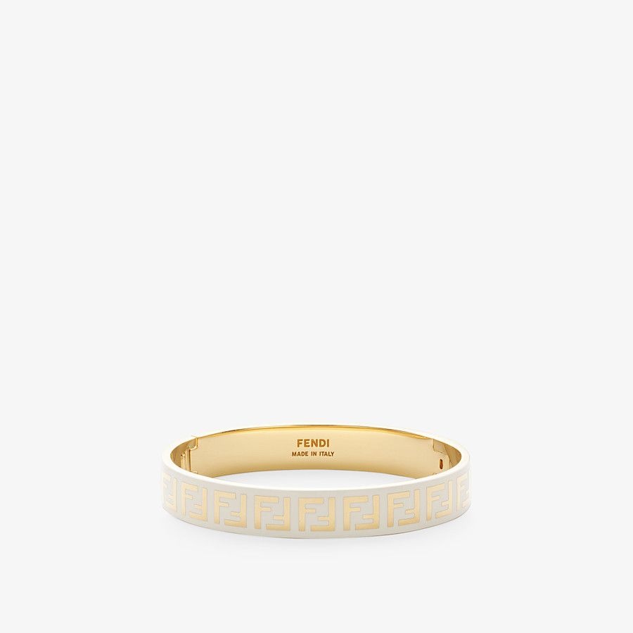 Gold and white coloured bracelet - 1