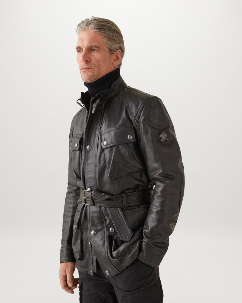 Belstaff TRIALMASTER PANTHER JACKET - 100037BLACK | REVERSIBLE