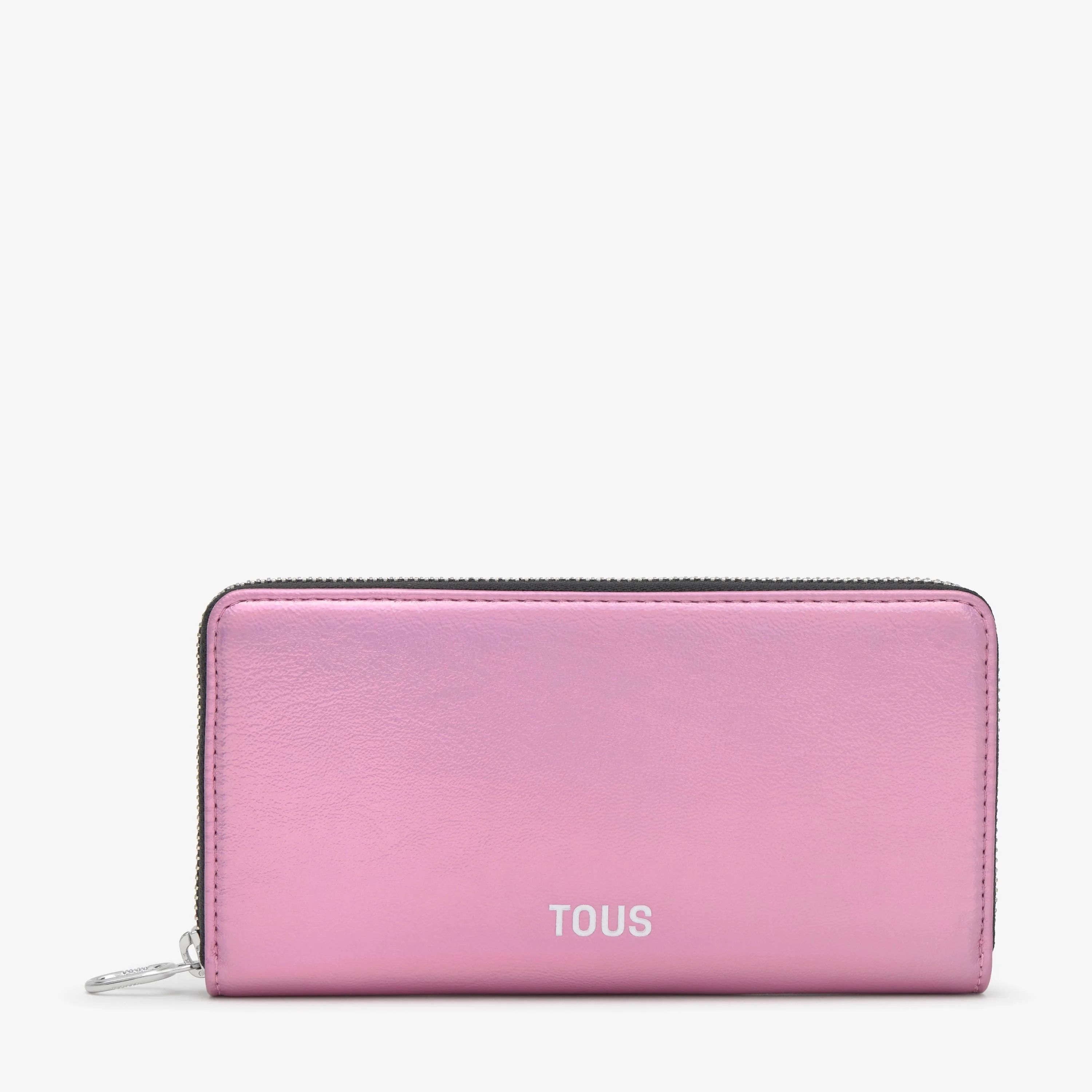 Medium metalized pink Wallet TOUS New Dorp - 1