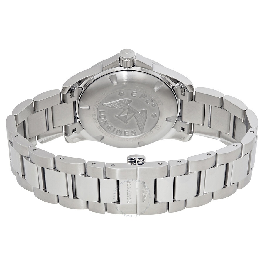 Longines Conquest Silver Dial Stainless Steel Men's 41mm Watch L37594766 - 3