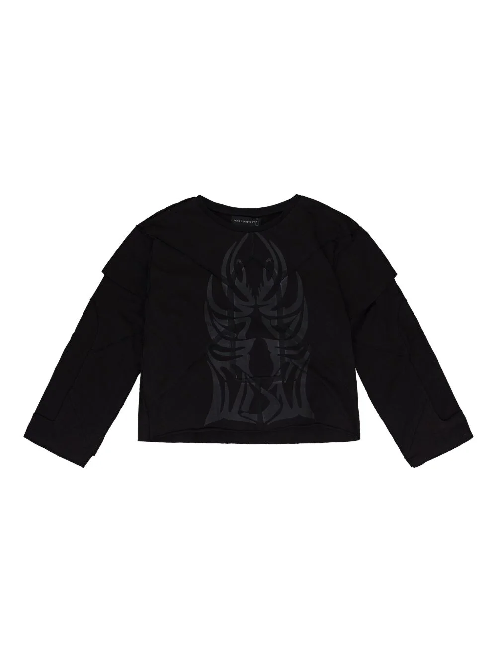 Winged long-sleeve T-shirt - 1