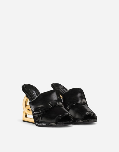 Dolce & Gabbana Down-padded mules with 3.5 heel outlook