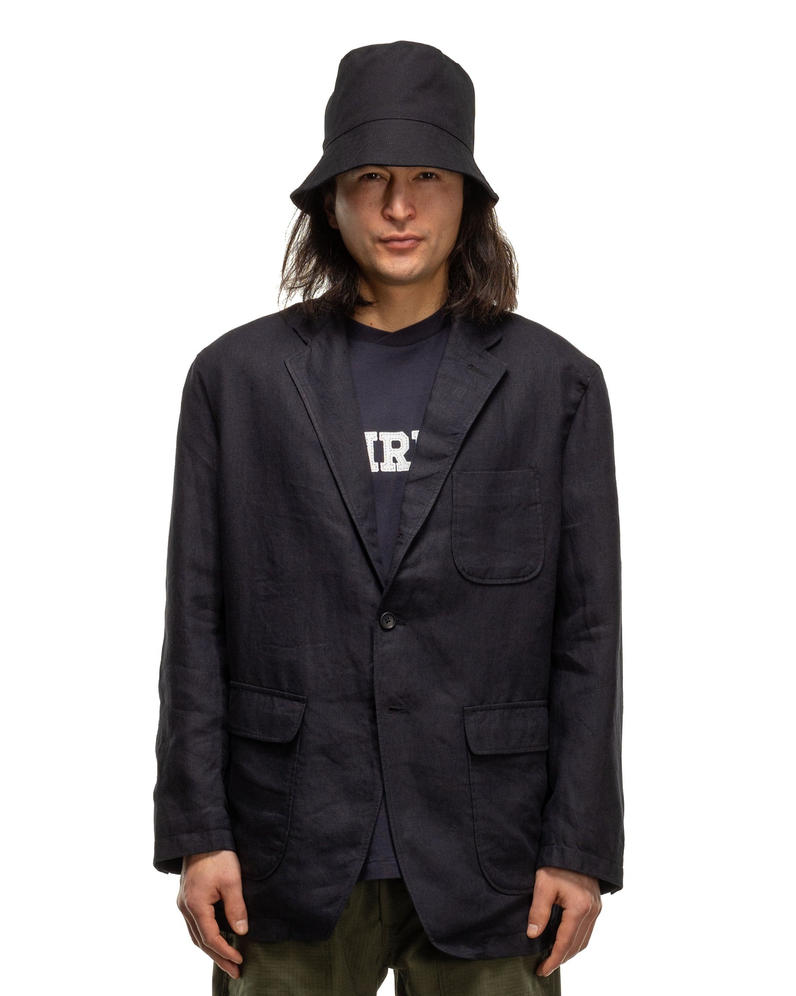 Ivy Blazer Linen Twill Navy