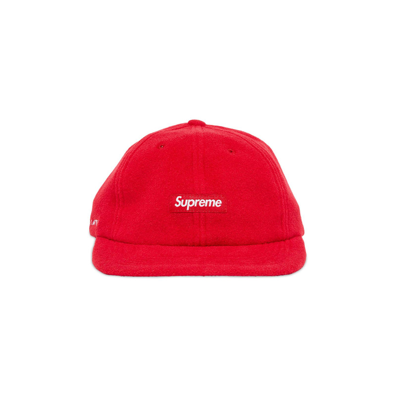 Supreme Polartec Small Box 6-Panel 'Red' - 1