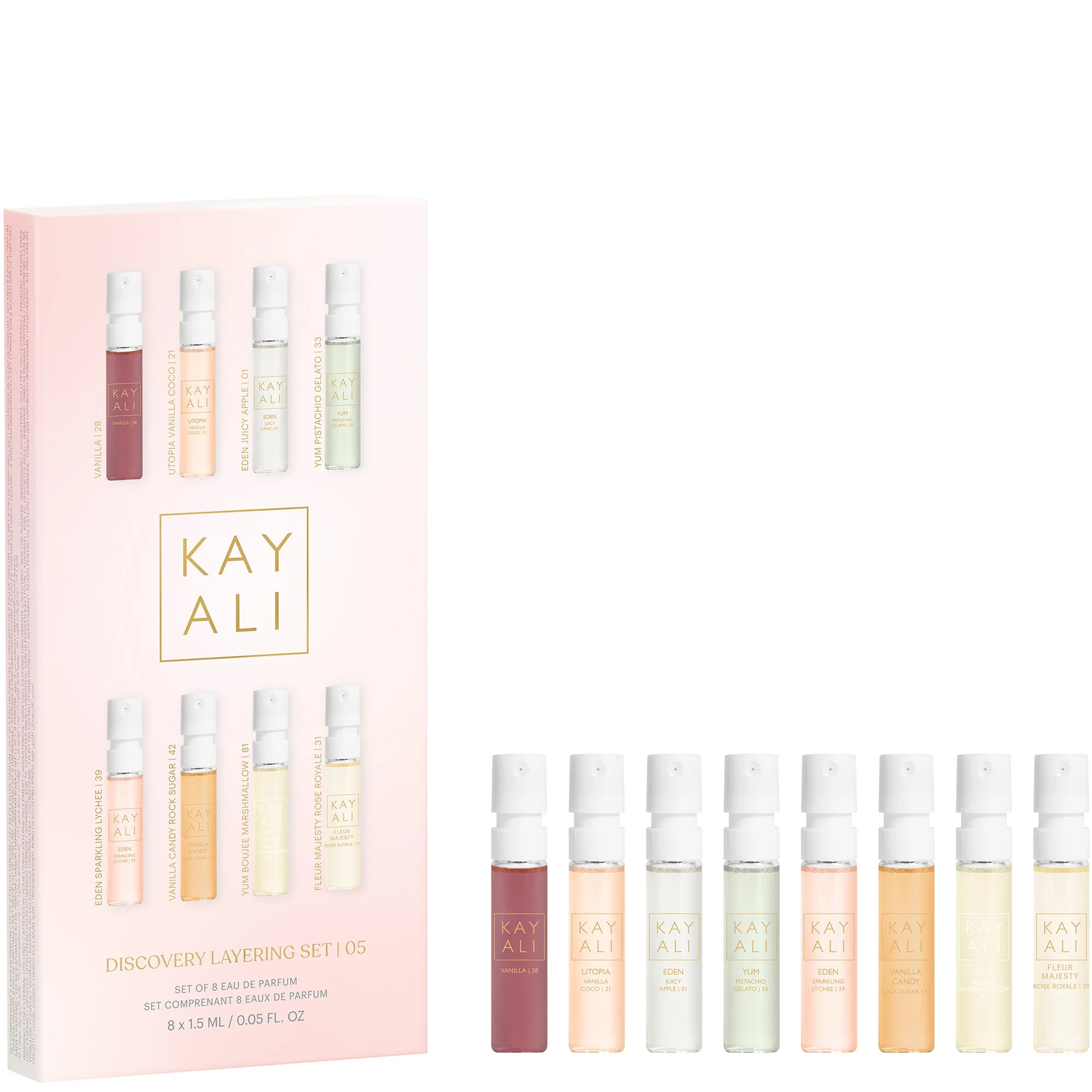 KAYALI Discovery Layering Set (8x1.5ml) - 1