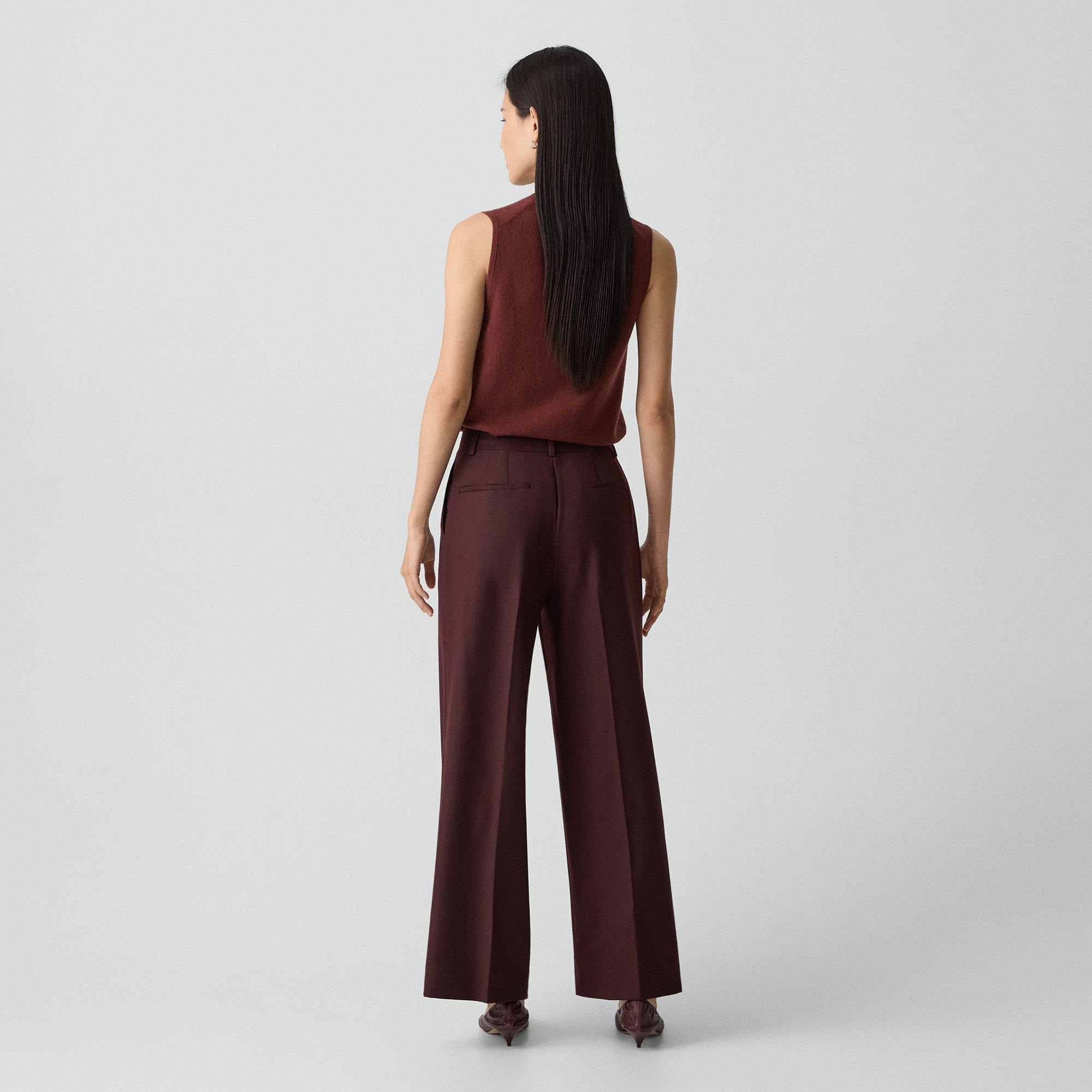 Classic Straight Pant in Sleek Flannel - 4