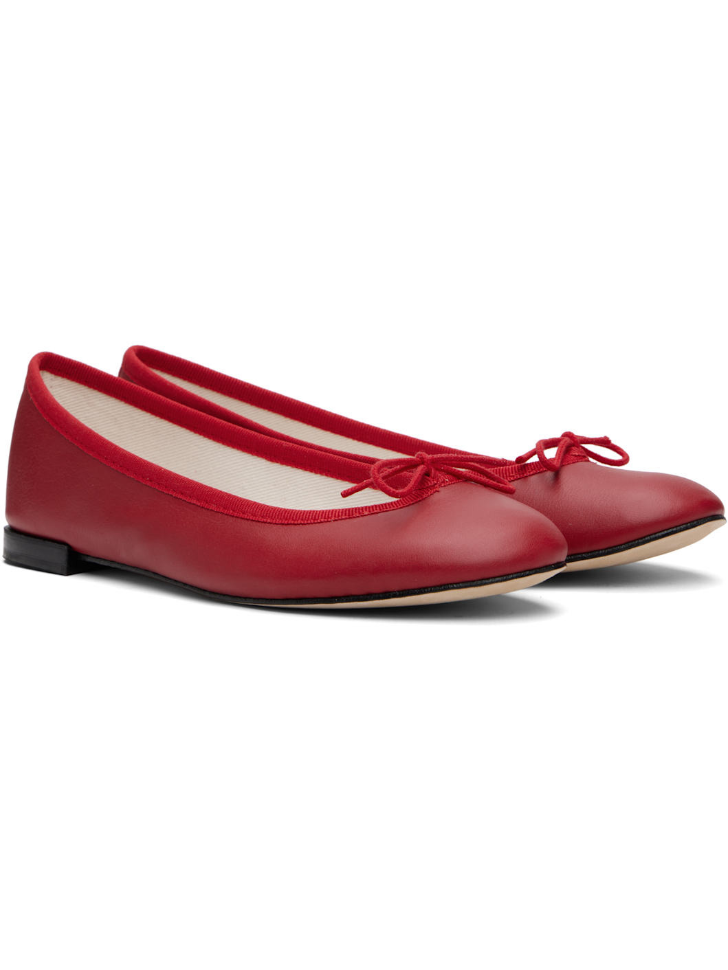 Red Cendrillon Ballerina Flats - 4