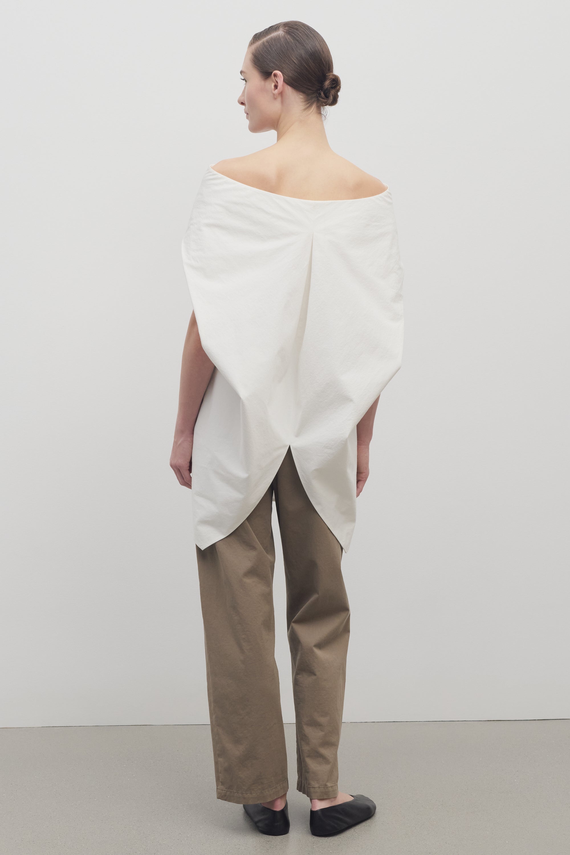 The Row Zalenka Pant in Cotton and Cashmere | REVERSIBLE