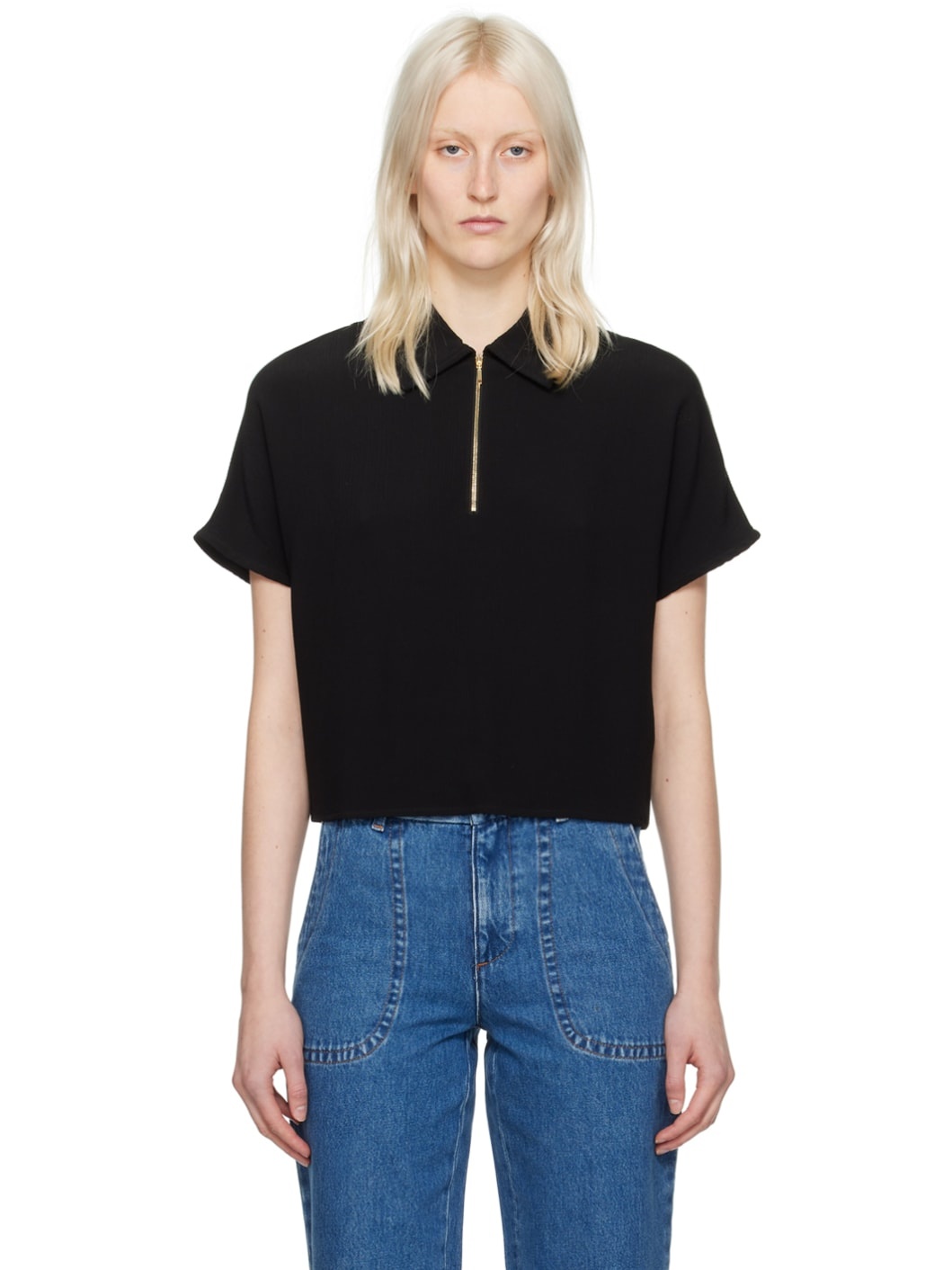 Black Roxy Polo - 1