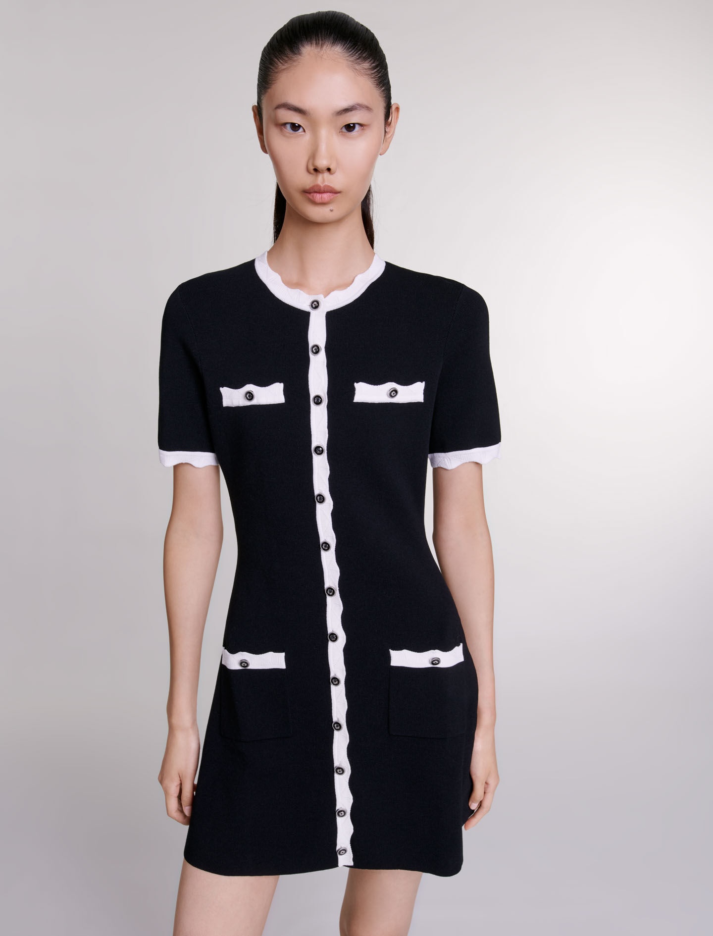 Short knit dress - 6