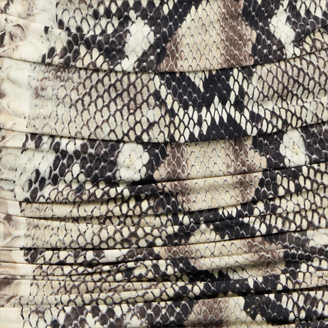 Mini Dress With Python Print - 5