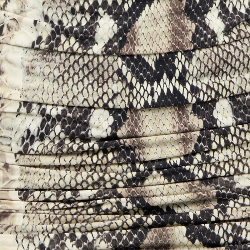 Mini Dress With Python Print 5