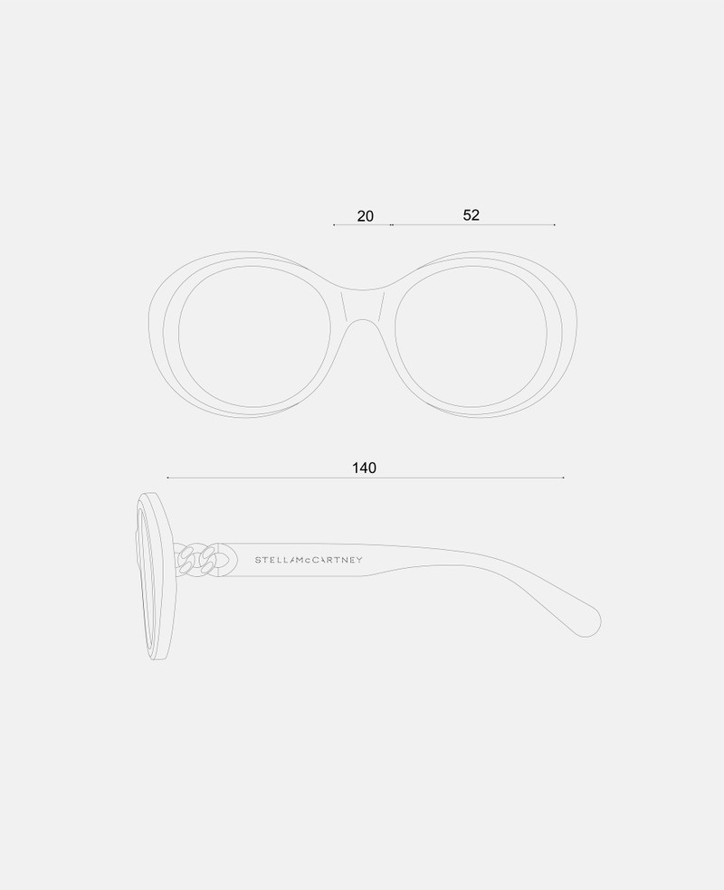 Oversized Round Gradient Sunglasses 6