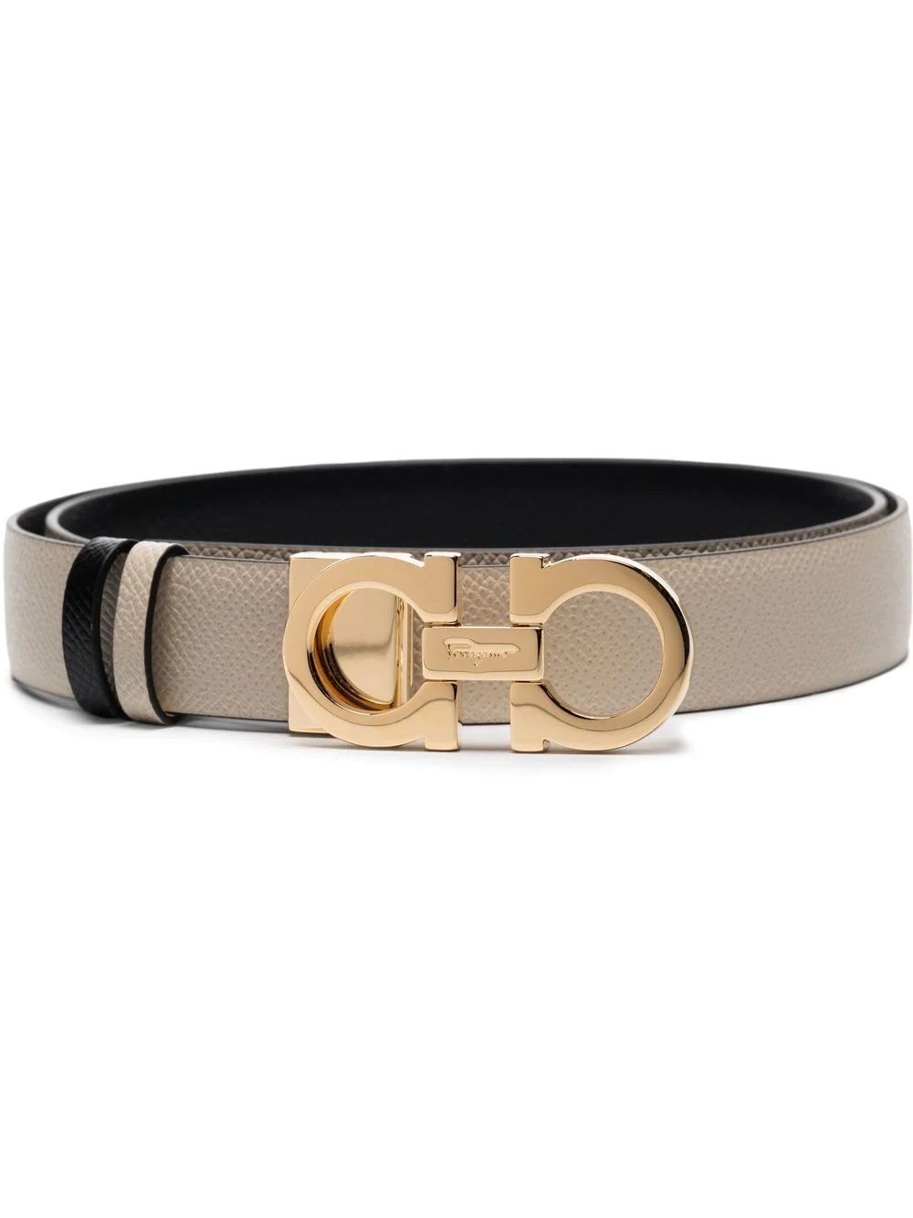 Donna logo-plaque reversible belt - 1