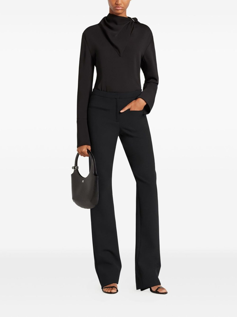 courrèges asymmetrical blouse outlook