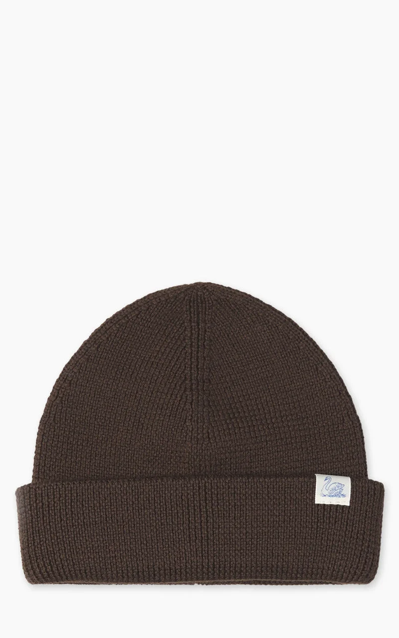 MERZ B. SCHWANEN MWBN05 MERINO BEANIE COFFEE - 1