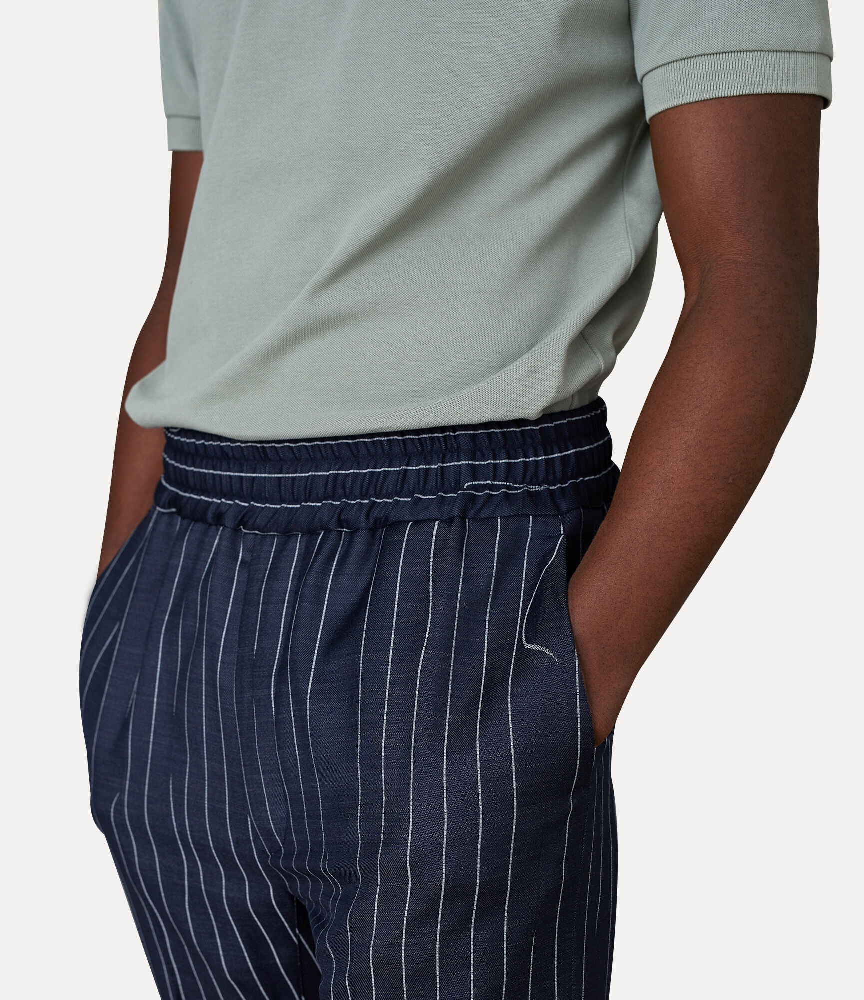 ELASTICATED GEORGE TROUSERS - 4