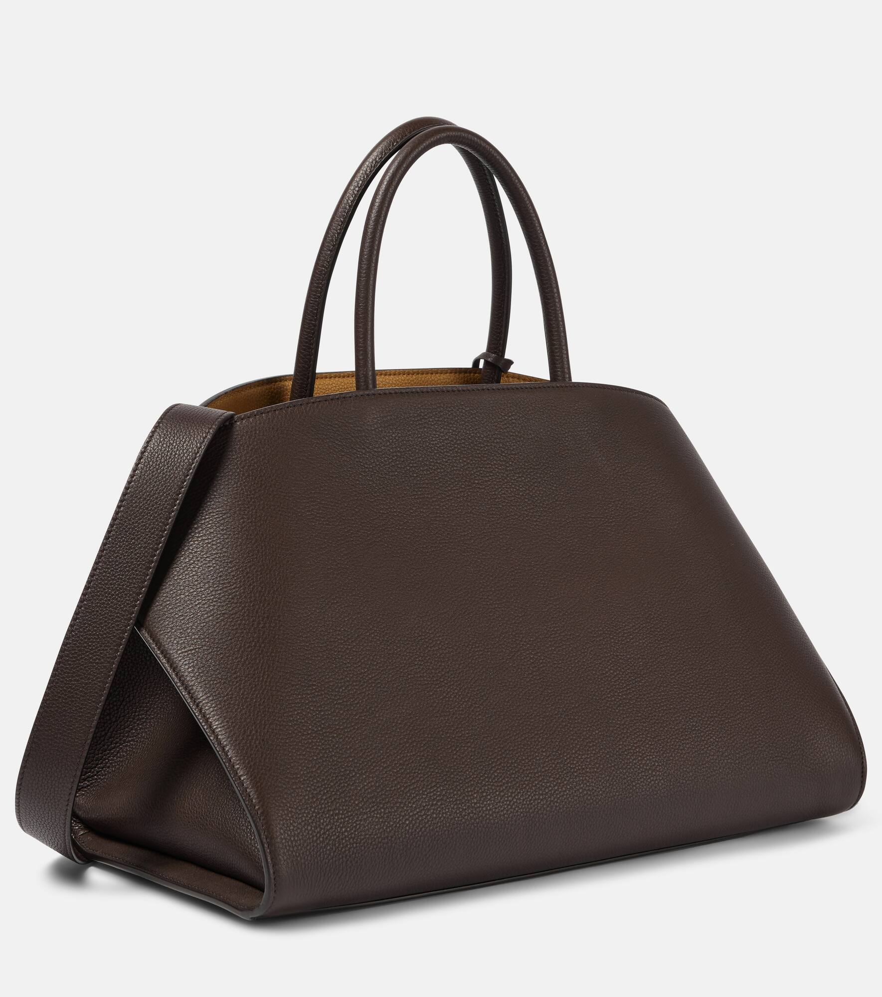 Hug Medium leather tote bag - 4