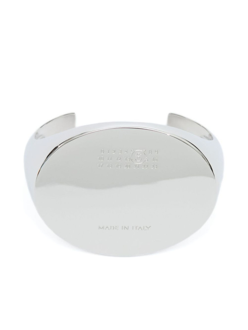 Numbers-motif cuff bracelet 1