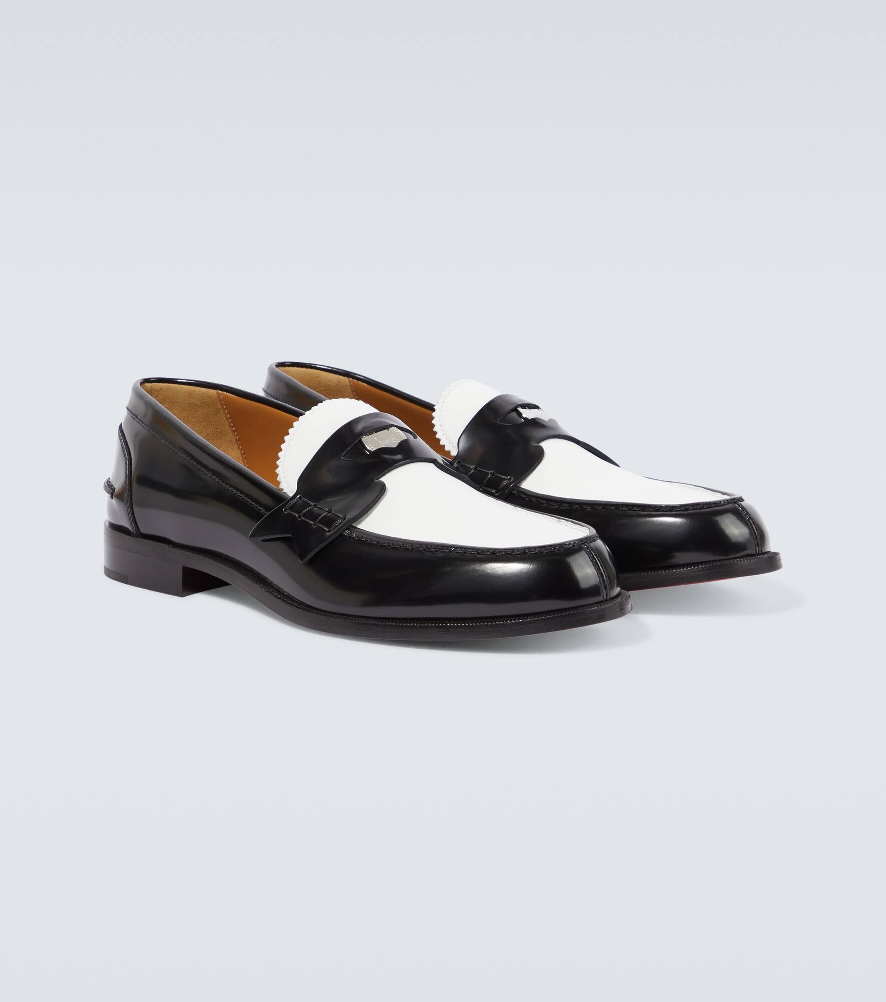Penny leather loafers - 5