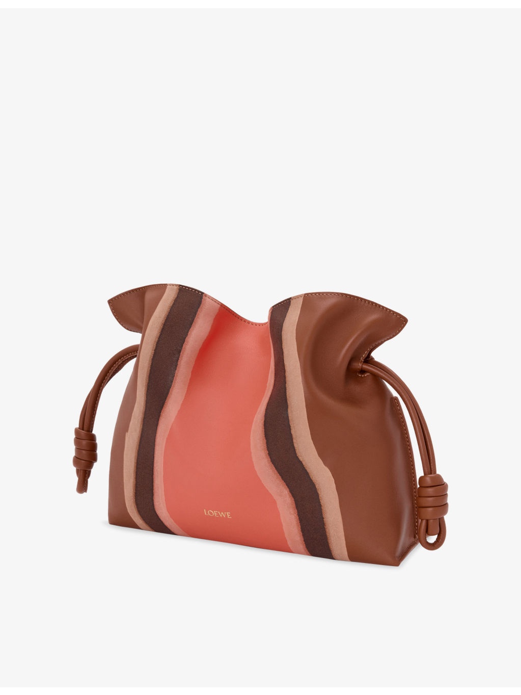 Flamenco Medium Leather Clutch Bag - 5