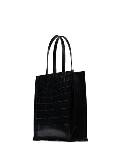 Alexander McQueen croc effect tote bag outlook